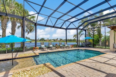 MAGNIFICENT AND RARE TRIFECTA VIEW OF GOLF, LAKE AND PRESERVE ON on Jupiter Country Club in Florida - for sale on GolfHomes.com, golf home, golf lot