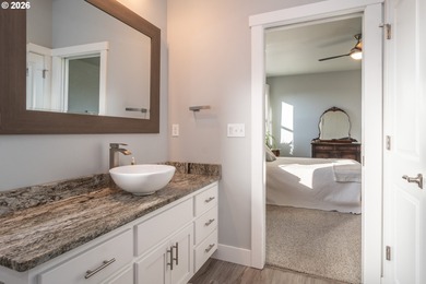 Experience gorgeous sunset views overlooking the 17th hole and on Oak Hills Golf Club / Umpqua Golf Resort in Oregon - for sale on GolfHomes.com, golf home, golf lot