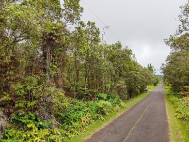 Build your dream home on this wooded large back flag lot with on Volcano Golf and Country Club in Hawaii - for sale on GolfHomes.com, golf home, golf lot