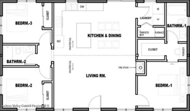 Beautiful three bedroom ranch home to be built on Country Club on  in New York - for sale on GolfHomes.com, golf home, golf lot