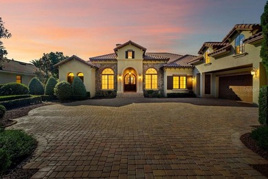 Remarkable Waterview Estate in Keene's Pointe! Heated Saltwater on The Golden Bear Club At Keenes Pointe in Florida - for sale on GolfHomes.com, golf home, golf lot