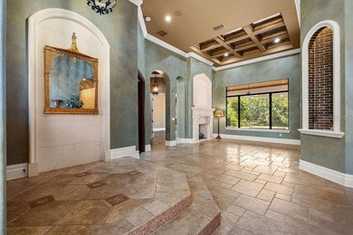 Remarkable Waterview Estate in Keene's Pointe! Heated Saltwater on The Golden Bear Club At Keenes Pointe in Florida - for sale on GolfHomes.com, golf home, golf lot