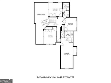 Welcome to this EXCEPTIONAL 5-bedroom, 3.5-bath home with a full on Canongate At Olde Atlanta Golf Club in Georgia - for sale on GolfHomes.com, golf home, golf lot