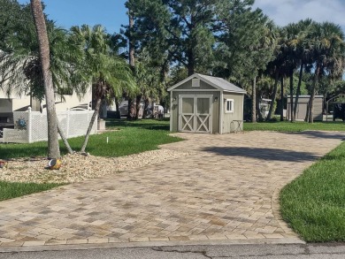 Come see this immaculate 40'x80' brick paver RV lot with full on The Great Outdoors Golf and Country Club in Florida - for sale on GolfHomes.com, golf home, golf lot