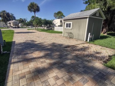 Come see this immaculate 40'x80' brick paver RV lot with full on The Great Outdoors Golf and Country Club in Florida - for sale on GolfHomes.com, golf home, golf lot