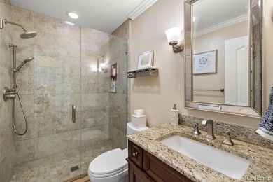 Experience luxury living in this beautifully renovated colonial on Forest Lake Country Club in Michigan - for sale on GolfHomes.com, golf home, golf lot