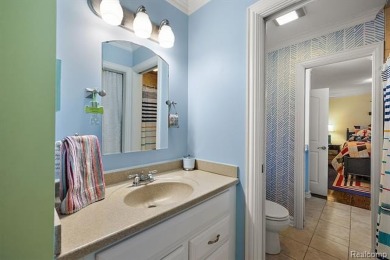 Experience luxury living in this beautifully renovated colonial on Forest Lake Country Club in Michigan - for sale on GolfHomes.com, golf home, golf lot