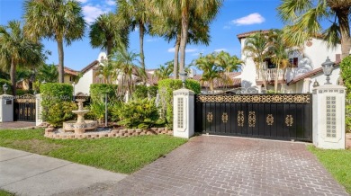 Luxury living in this Waterfront Mediterranean Estate in on The Diplomat Golf Resort and Spa in Florida - for sale on GolfHomes.com, golf home, golf lot