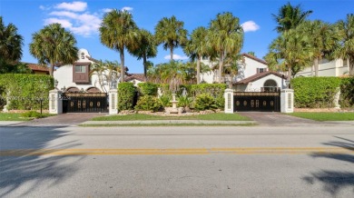 Luxury living in this Waterfront Mediterranean Estate in on The Diplomat Golf Resort and Spa in Florida - for sale on GolfHomes.com, golf home, golf lot