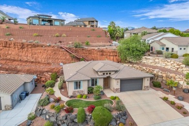 This 3-bedroom, 2-bath home in Lakota Ridge offers thoughtful on Entrada at Snow Canyon in Utah - for sale on GolfHomes.com, golf home, golf lot