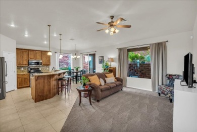 This 3-bedroom, 2-bath home in Lakota Ridge offers thoughtful on Entrada at Snow Canyon in Utah - for sale on GolfHomes.com, golf home, golf lot