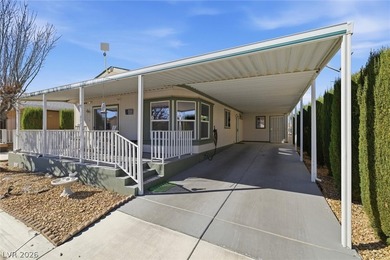 Welcome to this well-maintained 1,245 sq. ft. manufactured home on Desert Greens Golf Course in Nevada - for sale on GolfHomes.com, golf home, golf lot