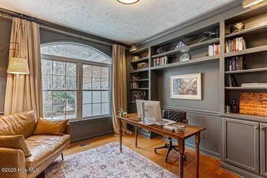 Stunning waterfront brick home located in the gated community of on Woodlake Country Club in North Carolina - for sale on GolfHomes.com, golf home, golf lot