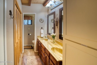 Located in Pinetop Country Club. Multi-level Chalet style home on Pinetop Lakes Country Club in Arizona - for sale on GolfHomes.com, golf home, golf lot