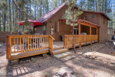 Located in Pinetop Country Club. Multi-level Chalet style home on Pinetop Lakes Country Club in Arizona - for sale on GolfHomes.com, golf home, golf lot