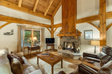 This beautiful, fully furnished, 3-bedroom, 2.5-bath wood cabin on Sapphire National Golf Club in North Carolina - for sale on GolfHomes.com, golf home, golf lot