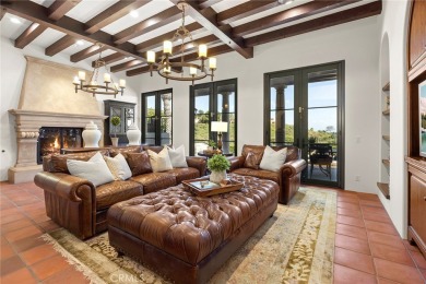 Nestled serenely on the front row, this extraordinary estate on  in California - for sale on GolfHomes.com, golf home, golf lot