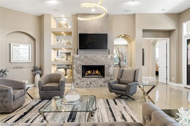 Among Summerlin's most distinguished addresses, this TPC Canyon on Badlands Golf Club in Nevada - for sale on GolfHomes.com, golf home, golf lot