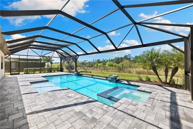 Perfectly positioned on a premium pie shaped preserve homesite on Old Corkscrew Golf Club in Florida - for sale on GolfHomes.com, golf home, golf lot