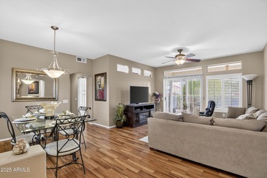 This pampered home is going to WOW you! Easy-care wood-plank on Deer Valley Golf Course in Arizona - for sale on GolfHomes.com, golf home, golf lot