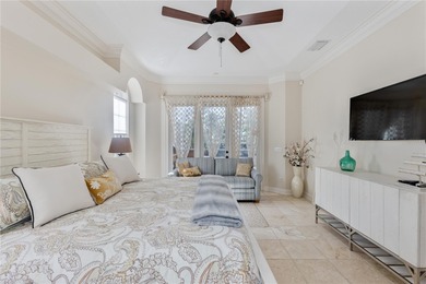 This executive pool home is located on a quiet cul de sac street on Heathrow Country Club in Florida - for sale on GolfHomes.com, golf home, golf lot