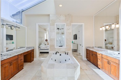 This executive pool home is located on a quiet cul de sac street on Heathrow Country Club in Florida - for sale on GolfHomes.com, golf home, golf lot