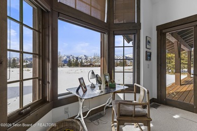 This charming home is a great opportunity to own in the Cabins on Jackson Hole Golf and Tennis Club in Wyoming - for sale on GolfHomes.com, golf home, golf lot