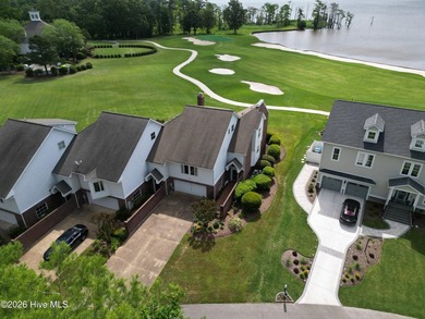 Exceptional design detail to this stunning, waterfront, 3 on Sound Golf Links at Albemarle Plantation in North Carolina - for sale on GolfHomes.com, golf home, golf lot