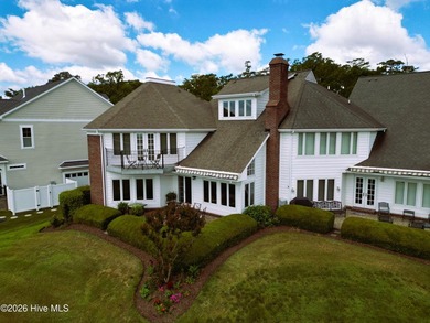 Exceptional design detail to this stunning, waterfront, 3 on Sound Golf Links at Albemarle Plantation in North Carolina - for sale on GolfHomes.com, golf home, golf lot
