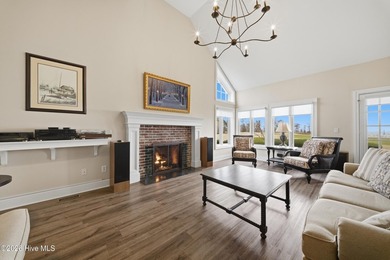 Exceptional design detail to this stunning, waterfront, 3 on Sound Golf Links at Albemarle Plantation in North Carolina - for sale on GolfHomes.com, golf home, golf lot