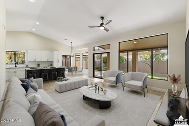 STUNNING TRANSFORMATION!! Everything is new!! Exterior and on Eagles Nest at Pebble Creek in Arizona - for sale on GolfHomes.com, golf home, golf lot