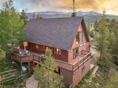 This quintessential Breckenridge home is nestled on a on Breckenridge Golf Club in Colorado - for sale on GolfHomes.com, golf home, golf lot