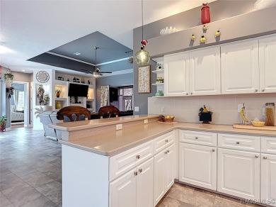 Stunning 3 bedrooms + office, 3 bath + 3 car garage Cabana Pool on Sugarmill Woods Golf and Country Club in Florida - for sale on GolfHomes.com, golf home, golf lot