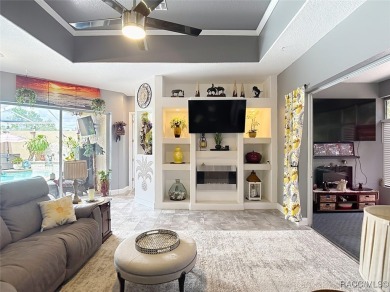 Stunning 3 bedrooms + office, 3 bath + 3 car garage Cabana Pool on Sugarmill Woods Golf and Country Club in Florida - for sale on GolfHomes.com, golf home, golf lot
