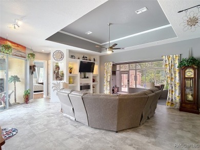 Stunning 3 bedrooms + office, 3 bath + 3 car garage Cabana Pool on Sugarmill Woods Golf and Country Club in Florida - for sale on GolfHomes.com, golf home, golf lot