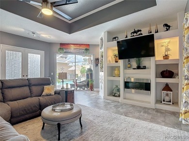Stunning 3 bedrooms + office, 3 bath + 3 car garage Cabana Pool on Sugarmill Woods Golf and Country Club in Florida - for sale on GolfHomes.com, golf home, golf lot