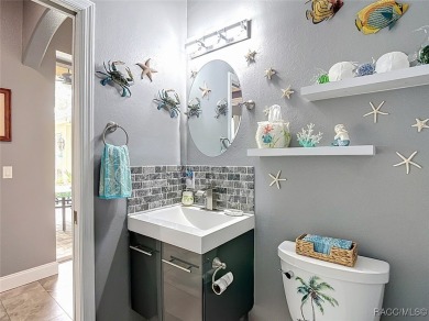 Stunning 3 bedrooms + office, 3 bath + 3 car garage Cabana Pool on Sugarmill Woods Golf and Country Club in Florida - for sale on GolfHomes.com, golf home, golf lot