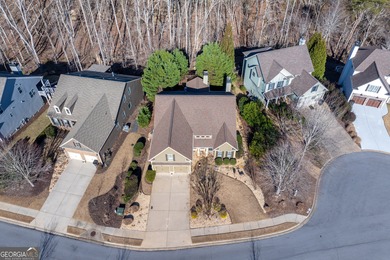 Welcome home to this beautifully custom built home by Ogilvie on The Highlands Course at Lake Arrowhead in Georgia - for sale on GolfHomes.com, golf home, golf lot