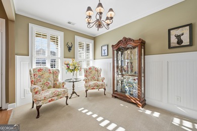 Welcome home to this beautifully custom built home by Ogilvie on The Highlands Course at Lake Arrowhead in Georgia - for sale on GolfHomes.com, golf home, golf lot