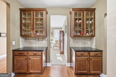 Welcome home to this beautifully custom built home by Ogilvie on The Highlands Course at Lake Arrowhead in Georgia - for sale on GolfHomes.com, golf home, golf lot