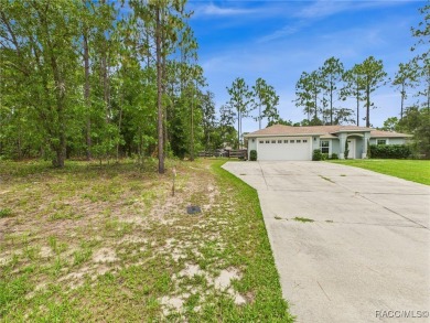 Welcome to 8199 W Oliver Drive in beautiful Citrus Springs on Citrus Springs Country Club in Florida - for sale on GolfHomes.com, golf home, golf lot
