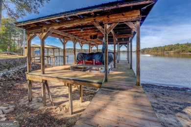 Panoramic big water views from this charming DEEDED lakefront on Turtle Cove Golf Course in Georgia - for sale on GolfHomes.com, golf home, golf lot