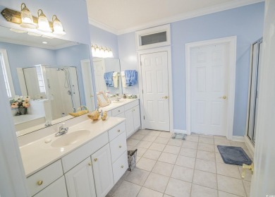Check out this stately 1 1/2 story Southern home that sets on on Prestwick Country Club in South Carolina - for sale on GolfHomes.com, golf home, golf lot