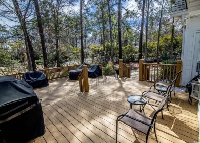 Check out this stately 1 1/2 story Southern home that sets on on Prestwick Country Club in South Carolina - for sale on GolfHomes.com, golf home, golf lot