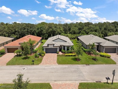 This upgraded 2023 Pulte Summerwood floor plan features an on River Hall Country Club in Florida - for sale on GolfHomes.com, golf home, golf lot
