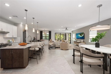 This upgraded 2023 Pulte Summerwood floor plan features an on River Hall Country Club in Florida - for sale on GolfHomes.com, golf home, golf lot