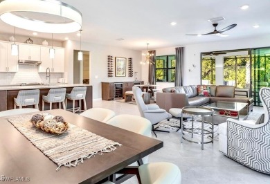 This upgraded 2023 Pulte Summerwood floor plan features an on River Hall Country Club in Florida - for sale on GolfHomes.com, golf home, golf lot
