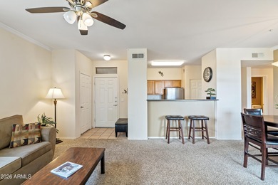 Excellent interior 1 bed 1 bath second floor unit in gated Edge on Talon at Grayhawk Golf Course in Arizona - for sale on GolfHomes.com, golf home, golf lot