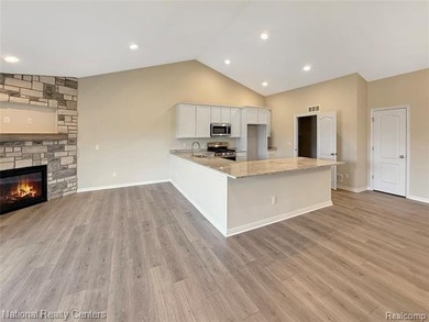 Award winning Clearview Homes is building this single-family on Rolling Hills Golf Club in Michigan - for sale on GolfHomes.com, golf home, golf lot