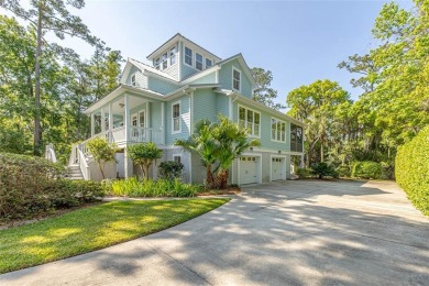 This marsh-front custom-built home in Hampton Plantation has an on The King and Prince Golf Course, Home of the Hampton Club in Georgia - for sale on GolfHomes.com, golf home, golf lot